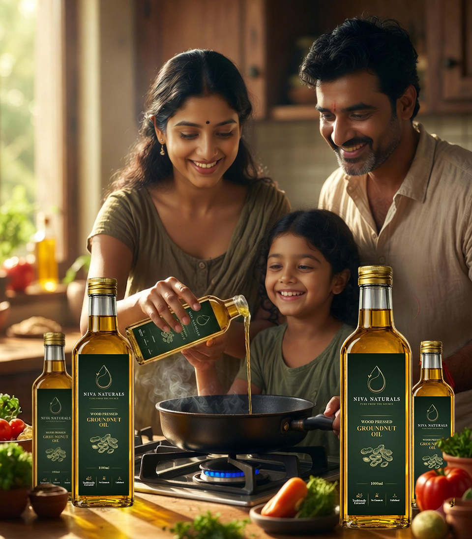 Family cooking with Niva oils